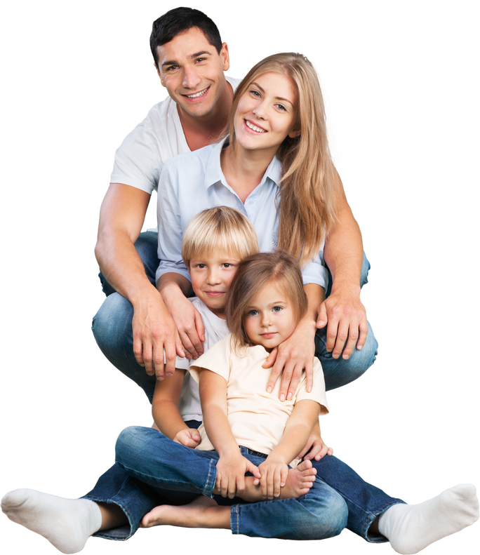 Young Happy Family